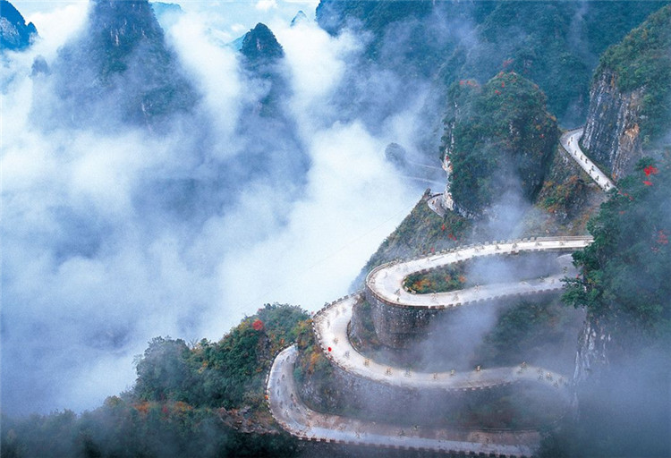 张家界森林公园,袁家界景区,十里画廊,金鞭溪,天门山森林公园